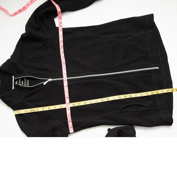 Tommy Bahama Aruba Full-Zip Sweatshirt Cotton Spandex Preppy Black Size Medium - Picture 6 of 6